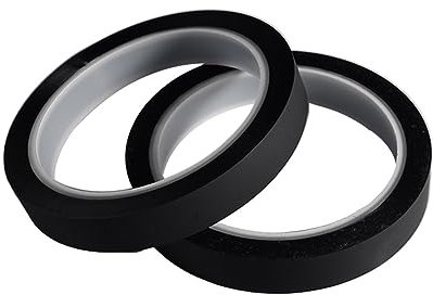 NETFEN Tape, 15mmx50Meter Black Masking Shading Tape Border Tape for Elegoo Mars/Photon LCD 3D Printer Accessories/Parts (Size : 2pcs)