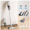 MeLtor Aspira E Lava Pavimenti Casa 5 in 1 Portatile, 200ml Serbatoio Dell’acuqa, Aspirapolvere E Lavapavimenti Senza Fili per Pulizia Domestica/Capelli/Polvere/Lavapavimenti