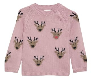 s.Oliver Junior Strickpullover mit Weihnachtsmotiv