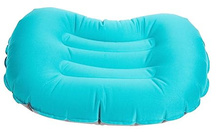 IWOWHERO Inflatable Travel Pillow Tpu Neck Support Lightweight Camping Rest Cushion Portable Office Napping Pillow Moonlight Blue