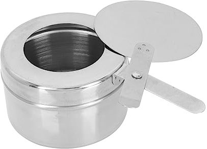 BESPORTBLE Contenitore del Carburante in Acciaio Resistente, Bruciatore a Combustibile Portatile per Stufa da Campeggio, Fornello Multiuso per Uso All'aperto e Cucina Domestica