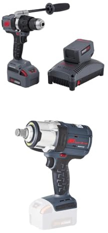 Ingersoll Rand D5241-K22-EU IQV20 Hammer Drill – 120 Nm Drehmoment Kabellose Schlagbohrmaschine, Hochleistungs-Bohrmaschine mit 13mm Metallfutter