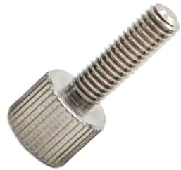 LAXALO 5 Stück Rändelschrauben, M2/M2.5/M3 Manuelle Einstellung Rändelschrauben aus Edelstahl 304 for die Elektronik(10MM*M2)