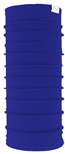 Max & Fred Multifunktionstuch Bamboo Ocean Blue - Elastisches, Atmungsaktives Schlauchtuch aus Bambus - Hypoallergen & mit Thermo-Effekt - Unisex für Erwachsene, Blau