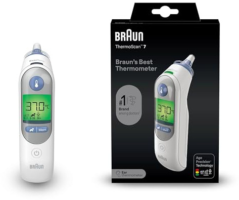 Braun Thermoscan 7 IRT6520 Thermometer + Bonus 40 ThermoScan Lens Filters