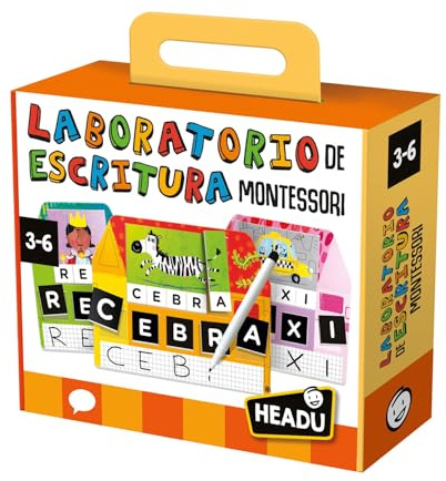 Headu - Laboratorio de Escritura Montessori | Juegos Infantiles para Niños 3 Años | Aprende a Leer y Escribir | Pictogramas Autismo Español
