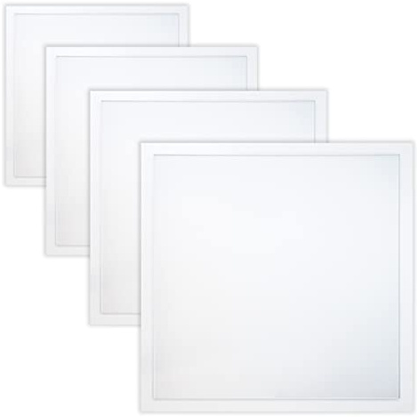 eLITe Backlight LED Panel 40W Farbwahl 4000lm 60x60cm weiß UGR<19 nicht dimmbar, flackerfrei, 4 Stück