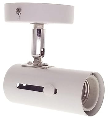 360 Degree E27 Lamp Holder High Temperature Resistant Screw Ceiling Holder Camouflage Base E27 Socket For Heating Lamp - (Color: White Base Type: E27)