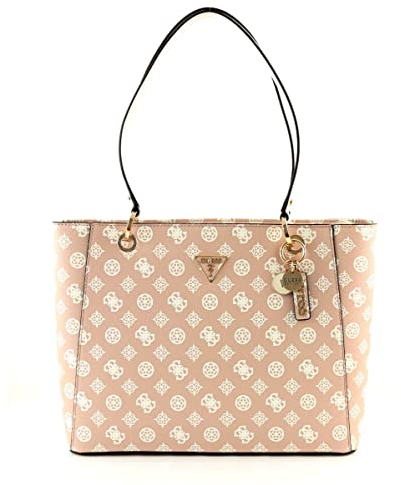 GUESS Noelle Girlfriend Tote Bag Rosewood Logo