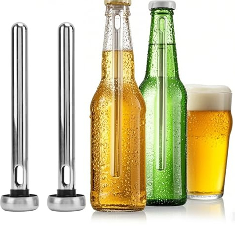 Beer Chiller Stick 2 St Ölkylstavar för Flaskor, Unika ölpresenter för Män och Pojkvän Till Jul, Nyår, Tacksägelse, Fars Dag, Alla Hjärtans Dag, Födelsedag