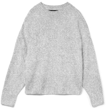 VMBOOM LS O-Neck Jersey GA Noos, Gris Claro, XS