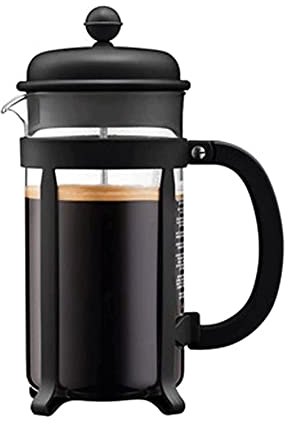 Press Coffee Maker, Coffee Press, Caffettiere，Coffee Maker， Coffee and Tea Maker, Stainless Steel Manual Coffee Makers For Home, Steel Coffee Press with 3 Filters - No Residue - Heat Resistant Borosil