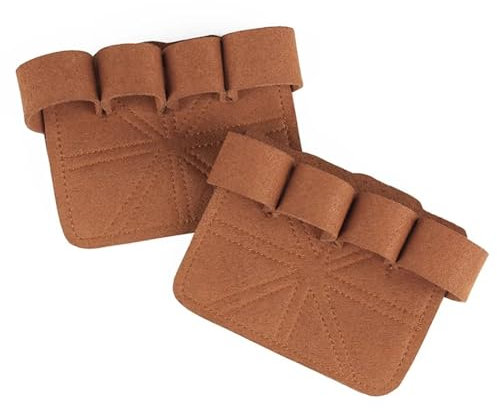 JMORCO Grip Musculation Gants de Gymnastique avec poignées antidérapantes, Coussinets de Levage, Ceinture de Puissance, Gants d'entraînement, Protection de la Paume(Brown)