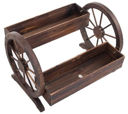 GODFSAHG Eckregal für Pflanzen aus Holz, multifunktionaler Pflanzenständer für den Innenbereich, mehrstöckiger Blumentopfständer für Wohnzimmer, Balkon, Garten, Terrasse, kann frei kombinie