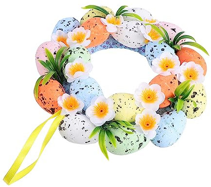Ciieeo Ostern Girlande Dekorative Kranz 20cm Hängen Schmuck Handwerk Für Feier