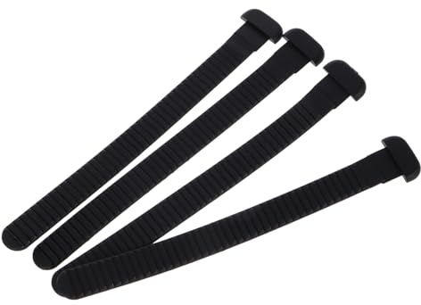 JUMPLAWN Piezas de Repuesto para Patines 4 Piezas PVC Negro