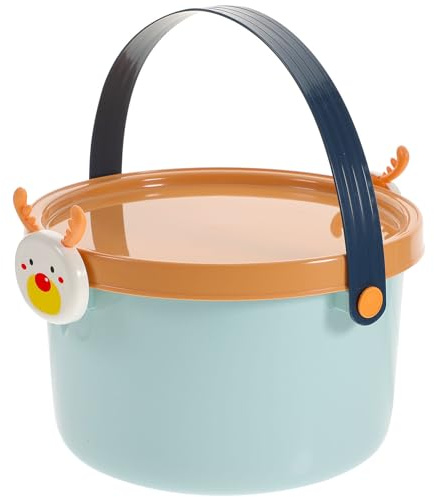 Supvox Aufbewahrungsbox mit Deckel für Bausteine Spielzeugaufbewahrungsbox aus Kunststoff Kompakt und Langlebig für Kinderspielzeug und Kleinigkeiten