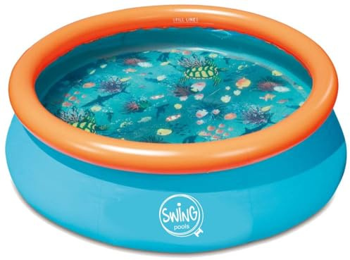 Swing Quick Up Easy Piscine Hors-Sol Bleu 305 x 76 cm sans Filtre