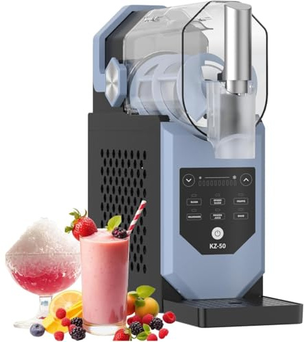 Frozen, macchina per bevande elettriche, autopulenti, 1,8 l, con 5 programmi preimpostati, ideale per frappè, cocktail e frappè, non necessita di ghiaccio