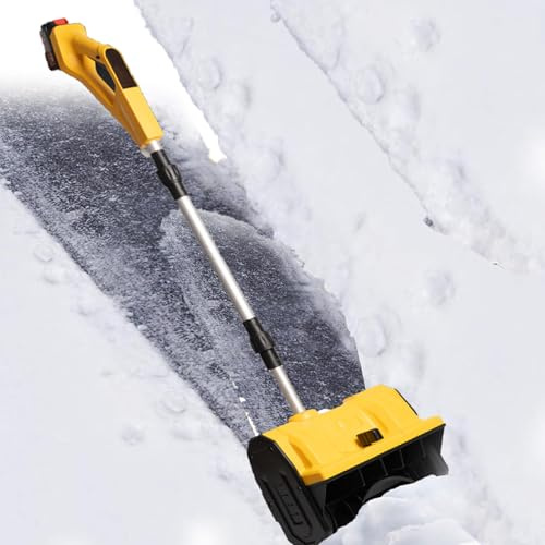 Cordless Electric Snow Shovel, 28CM Width & 14CM Depth for Efficient Snow Removal, Ideal for Patio and Driveway
