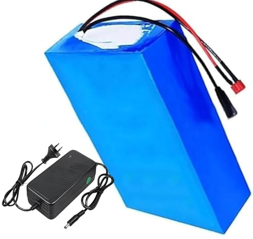 Batería De Iones De Litio Para Bicicleta Eléctrica De 72 V Y 20 Ah Con Cargador De 84 V Y 3 A, 20S5P, Con BMS Integrado. 72V 20Ah,T+JST