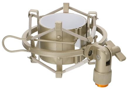 Homoyoyo Soporte Amortiguador Clip Antivibración de Metal Plata para Micrófono para Ktv y Salas de Transmisión