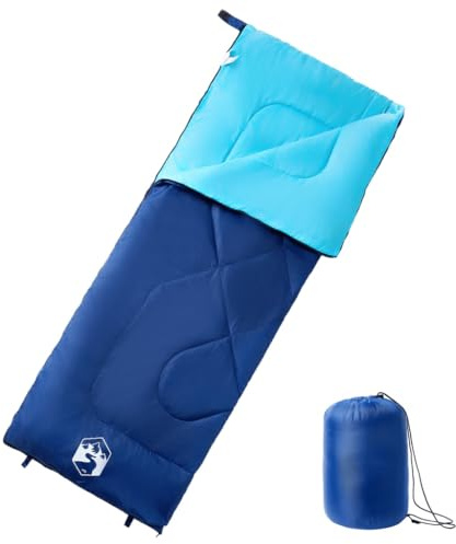 Ordellia Sovsäck för vuxna, 190 x 72 cm, 1150 g, 3 årstider, polyester och PP-fyllning, rektangulär, med huva och dragkedja, för camping, vandring, vandring och resor