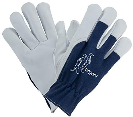 Arbeitshandschuhe 12010 in blau 12 Paar - MONTAGEHANDSCHUHE AUS Ziegenleder LEDERHANDSCHUHE Handschuhe - KG