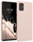 kwmobile Carcasa Compatible con Samsung Galaxy A51 Funda - Case TPU y Silicona antigolpes - Apto Carga inalámbrica - Rosa Palo Mate