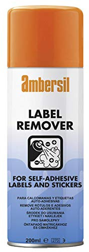 (PACK OF 5) Ambersil 200ml Label & Adhesive Remover Stickers 31632