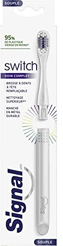 Signal Switch Starter Kit Integral 8 Souple, Brosse À Dents et Têtes Remplaçables, 1 Unité (Lot de 1)