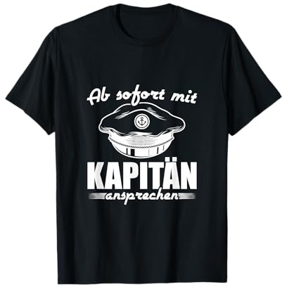 Herren Bootsführerschein bestanden Segler Bootsfahrer Kapitän T-Shirt