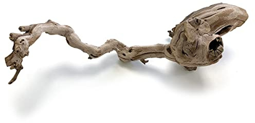 Habistat - Sand Blasted Grapevine - 40 x 5 x 8cm (15.7 x 2 x 3.1) - Easy To Clean - Multiple Uses - Unique Reptile Decor - Natural Reptile Accessories - Suitable For All Enclosures