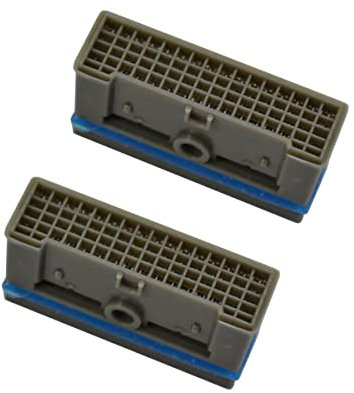 Aérateur de robinet 2 pièces, aérateur de robinet carré rectangle partie centrale bec barboteur filtre accessoires for salle de bain robinet grue fixation