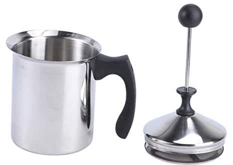 Alipis Mousseur à Lait Manuel Domestique Accessoire Pour Café Fait Pour Lait Entier Écrémé