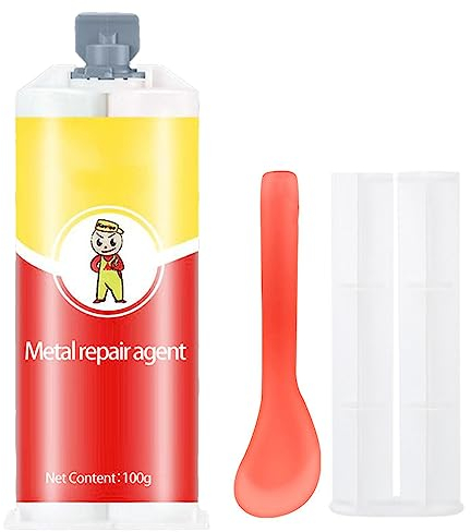 AB Glue Metal Repair Agent, Super AB Kleber, Casting Repair Glue for Metal Agent Bonding Paste, Metall Reparatur Paste Reparatur Mittel,Risse, Löcher, Rost, Schweißen, Heat Resistance