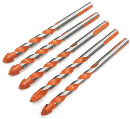 3 bis 12 mm Dreieck-Spiralbohrer for Beton, Glas, Keramik, Fliesen, Marmor, Bohrer mit dreieckigem Schaft (Color : 12MM)