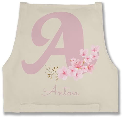 Geschenk mit Namen personalisiert by Shirtracer - Schürze - Name und Initialen - Personalisierte Geschenke mit Anfangsbuchstaben I Geschenkideen mit Namen