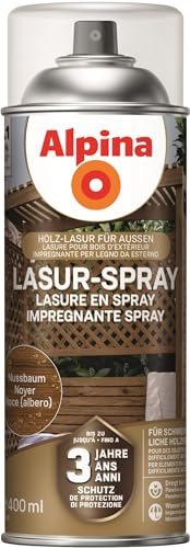 Alpina Holz-Öl Lasur-Spray Nussbaum 400ml