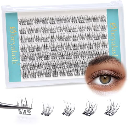 Obeyalash Wispy Lashes Cluster Wimpern Extensions NatüRlich C Curl | 10-13 Mm VerläNgerung FüR Wimpern Strauß, 84 StüCk DIY Lashes NatüRliche WimpernverläNgerung