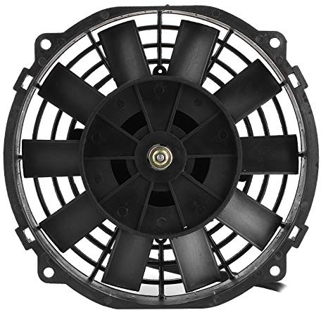 Ventilador de Radiador Universal para Coche, 12V 80W, 8 Pulgadas, Eléctrico, Delgado, Kit de Refrigeración