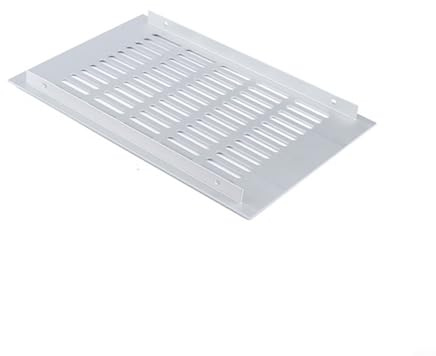 Ventilation Grill,vent covers internal,Air Extractor Fan Cover,Exhaust Grille Rectangular for Wardrobe Shoe Cabinet 1pcs(White,200x300mm)