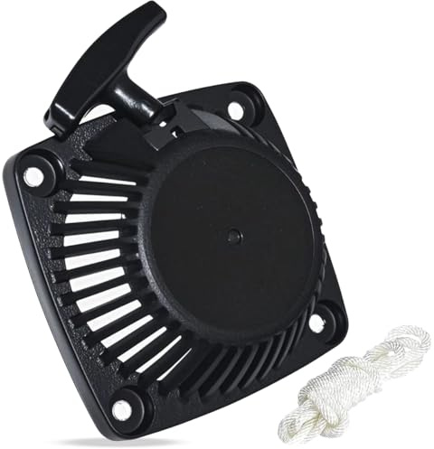 ZAMDOE 28400-ZM3-003A Lanceur à rappel pour Honda GX22 GX31 4 temps 31 cc et 22 cc, pour Honda, pour mini-motoculteur pour Harmony FG100, pour WX10, pompe à eau, pour débroussailleuse tondeuse à gazon