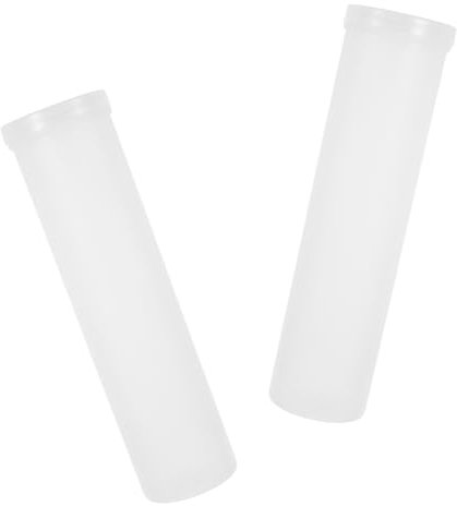 TOPPERFUN 2 Piezas De Plástico Galletas De Plástico Con Cilindro De Tapa Hermética Recipientes De Almacenamiento De Cookies Galletas Para Guarniciones De Almacenamiento De Bocadillos Para
