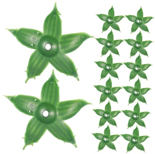 Kichvoe 120pièces Calices Fleur Plastique pour DIY Sépales Roses Artificielles Accessoires De Décoration Fleurs Simulées pour Arrangements Et Bouquets