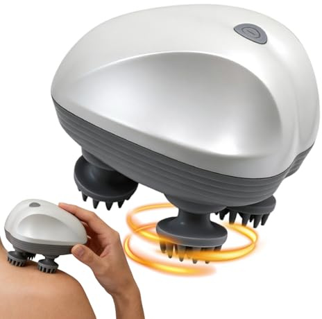 Elektrisk huvudmassage – hårbottenmassage | tyst elektrisk automatisk stimulator | handhållna massageapparater för yoga meditation huvudspa spa aromaterapi sovrum resa hals kroppsavslappning