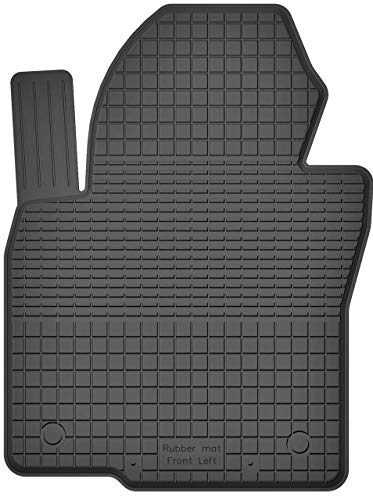 1 Stück Gummimatte Fußmatte Fahrer kompatibel mit Hyundai ix35 (Bj. 2009-2016) ideal angepasst