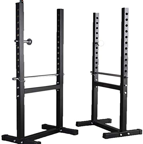 Hantelbänke Squat Rack Bankdrücken Herren Fitness Langhantel Rack Multifunktionsregal Einstellbare Halterung Home Indoor-Fitnessstudio Krafttrainingsstand Regale