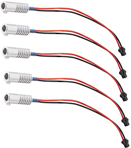 AZDelivery 5 x LED Innenbeleuchtung Ambientebeleuchtung 1,8 W DC 12V Innenraumbeleuchtung mit optischer Faser für DIY Raum Beleuchtung und DIY Projekte Blau