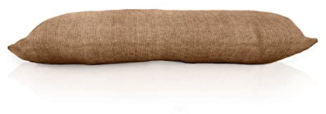 Chimney Sheep Organic Cotton Door Draught Excluder (Oatmeal) | Organic Cotton Outer, Herdwick Wool Filled, 90cm Long and 15cm Across So It Holds the Gap, Made in the UK